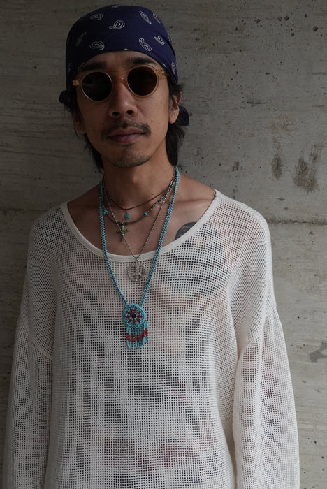 HAPPYEND mesh tee white