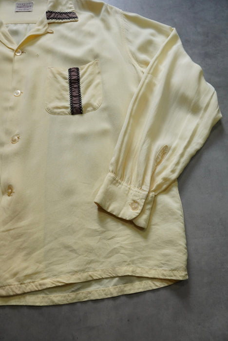 50s TOWNCRAFT rayon shirt