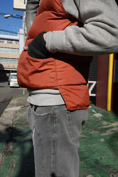 80s 2tone goosedown vest