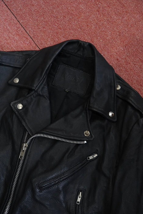 Louis dowble breasted leather riders