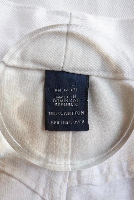 90s POLO SPORTSMAN white denim