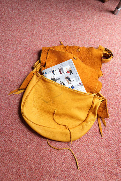 deerskin shoulder bag