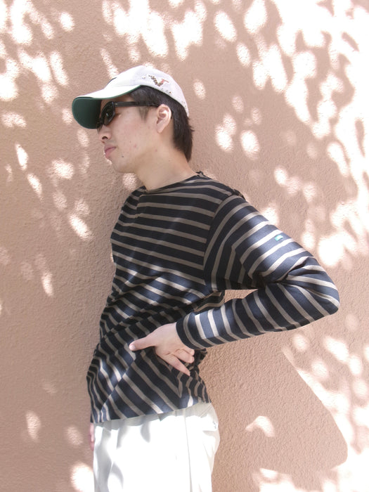 NAM Banana Basque Shirts BLACK/BROWN size1