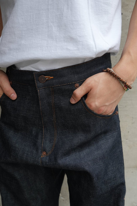 HAPPYEND drape painter denim