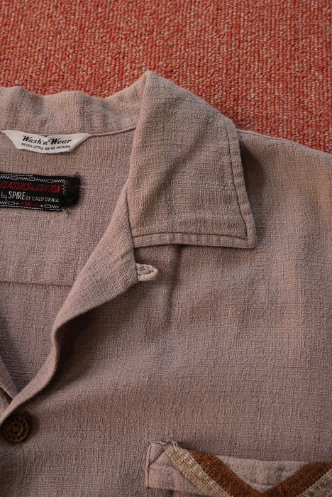 60s SPIRE cotton jacquard shirts
