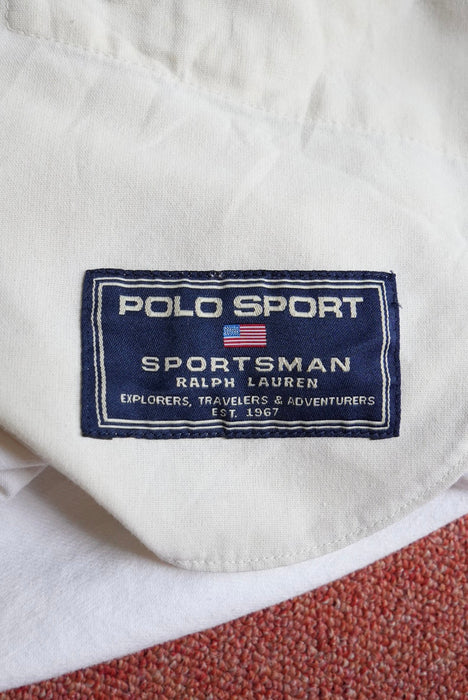 90s POLO SPORTSMAN white denim