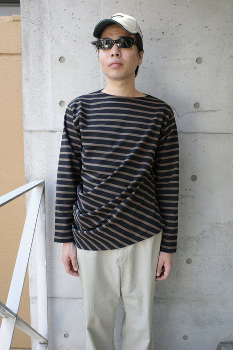 NAM Banana Basque Shirts BLACK/BROWN size1
