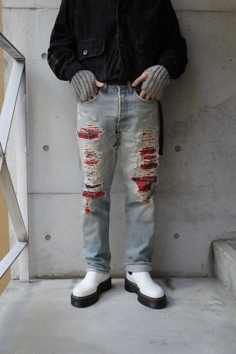 70s Levi's 501 U.K custom denim