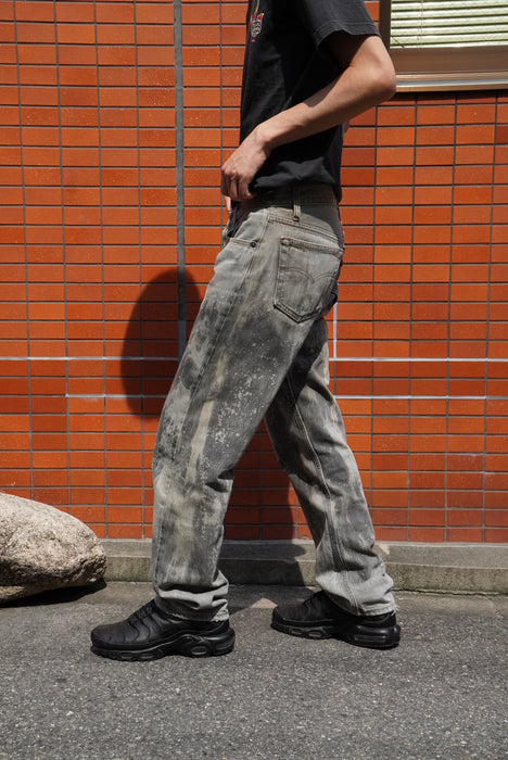 80s Levi’s 501 black Yarn-dyed