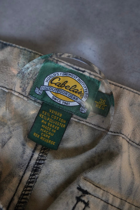 90s Cabelas real tree flannel pants