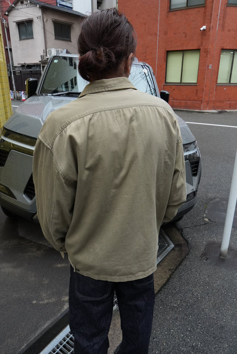 80s STUSSY cotton sports jacket