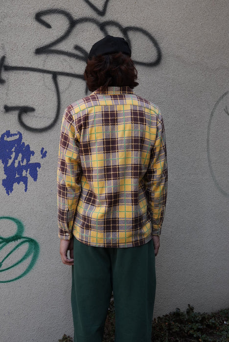 4.50s SEDGWICK print flannel shirt