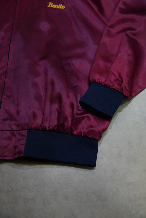 80s Super Stiches satin blouson