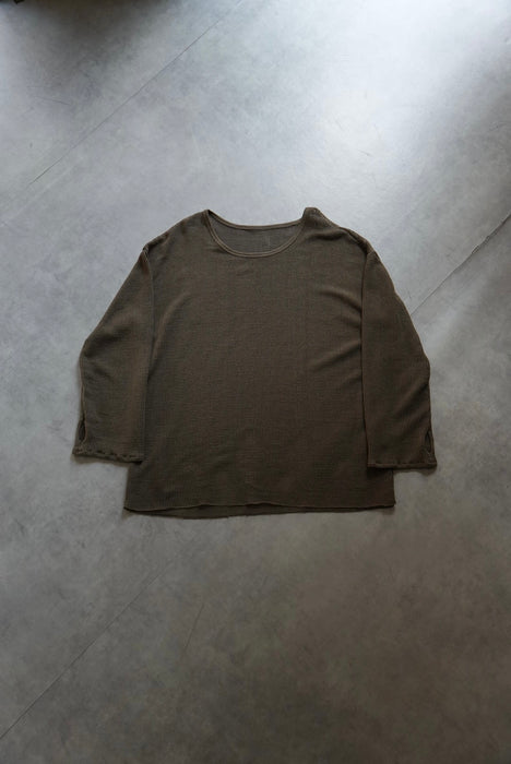 HAPPYEND mesh tee Olive