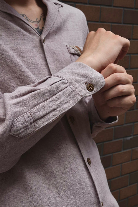 60s SPIRE cotton jacquard shirts