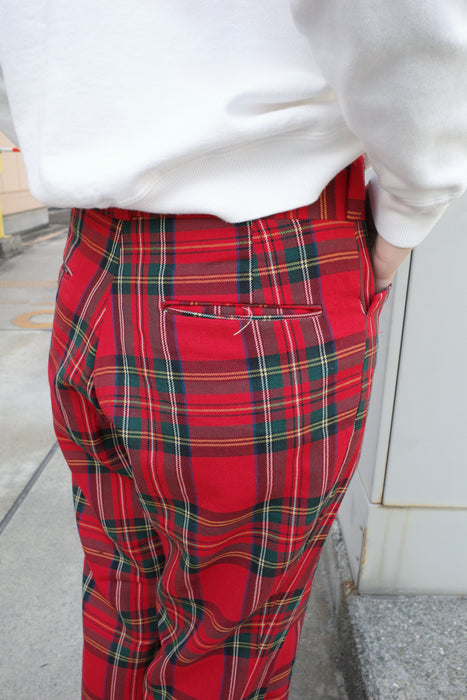 70s Tailor's Bench tartan check slacks