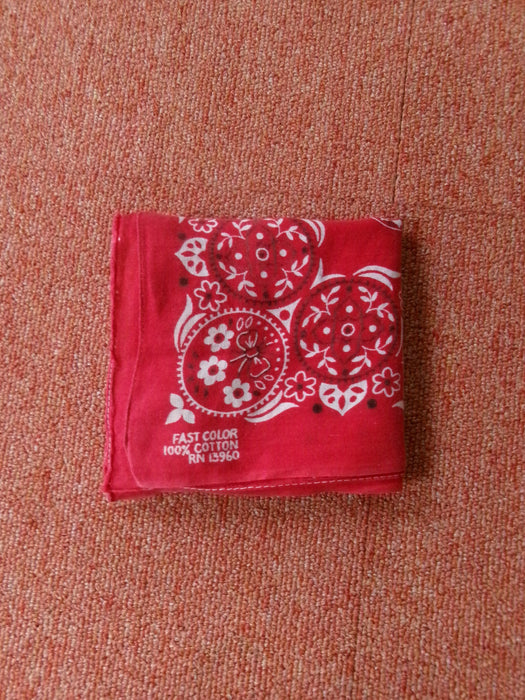 70s floral medallion bandana
