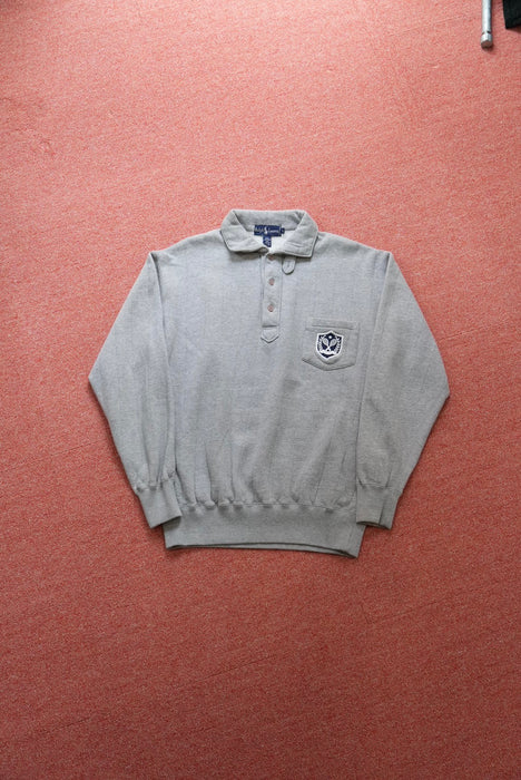 90s Ralph Lauren sweat polo shirt