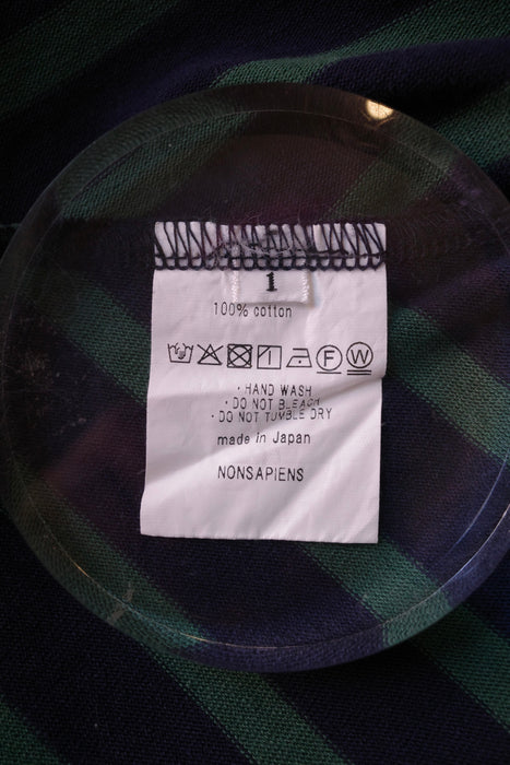 NAM Banana Basque Shirts NAVY/GREEN size1
