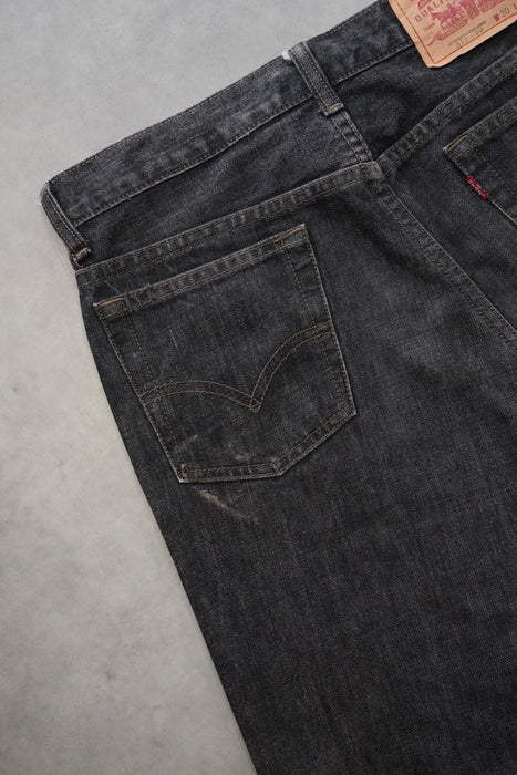 00s Levi's 517 Black Yarn-dyed