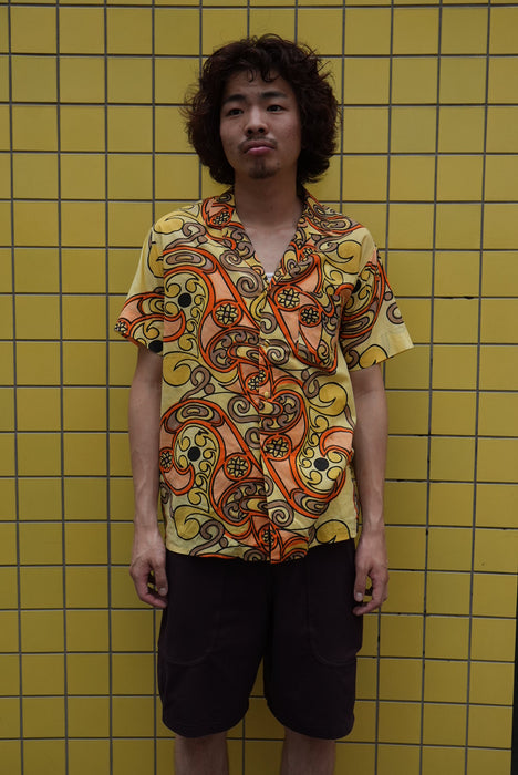 80s LIVIO DE SIMONE tribalpattern shirts