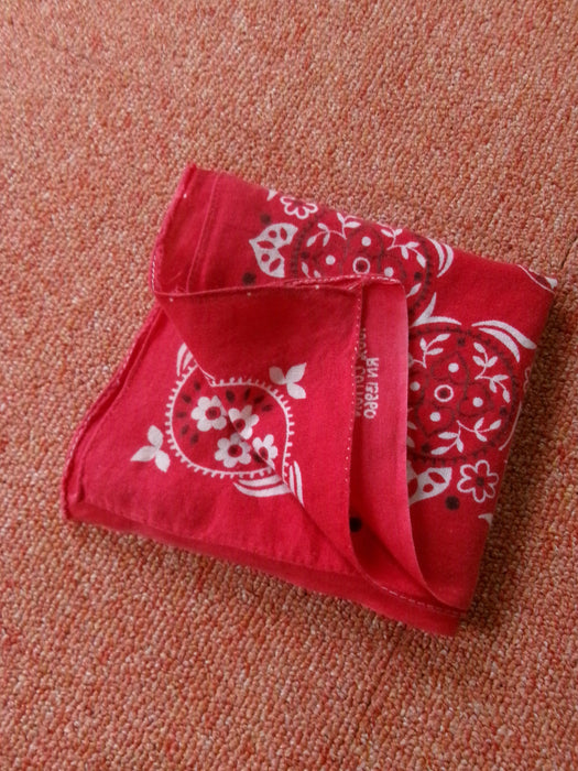 70s floral medallion bandana