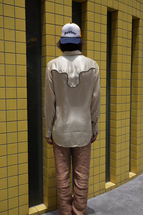 70s Unknown satin Western shirt