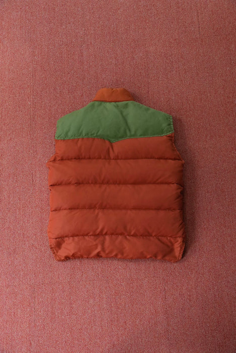 80s 2tone goosedown vest