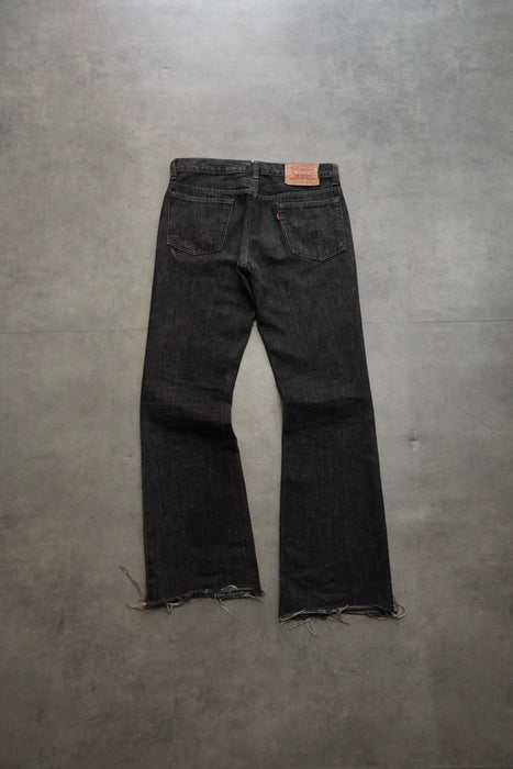 00s Levi's 517 Black Yarn-dyed