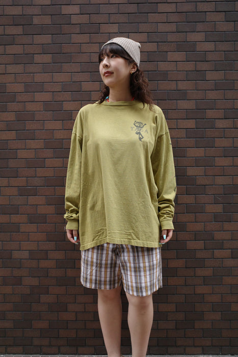90s YAGA print long sleeve tee