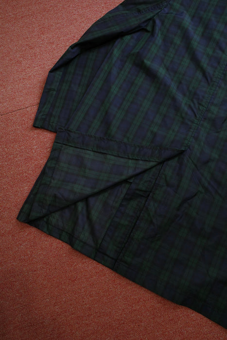 90s A BATHING APE blackwatch nylon coat