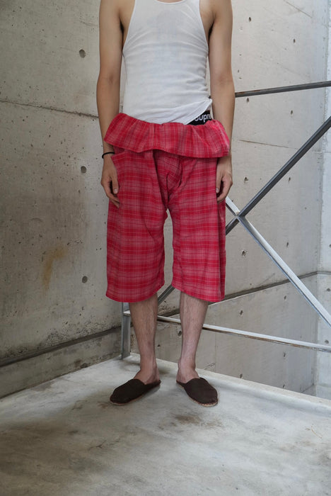 90s tartan Thailand pants