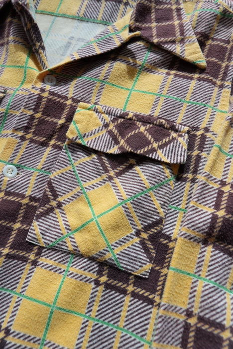 4.50s SEDGWICK print flannel shirt