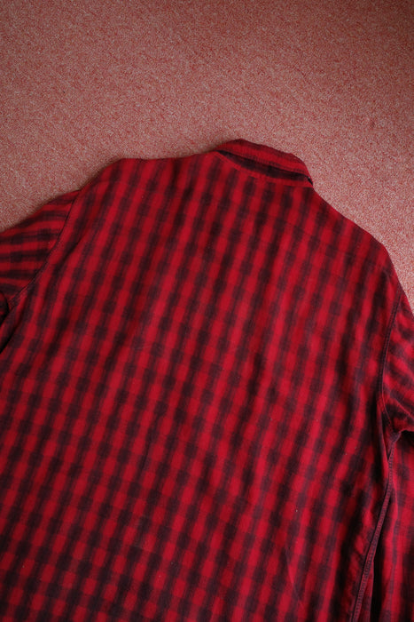 40s 5Brother printed flannel shirt