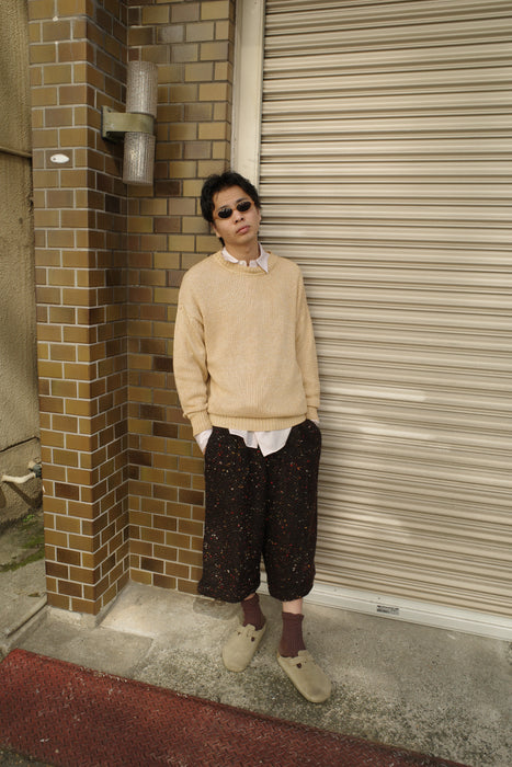 HAPPYEND HOKKORI tweed pants CHOCO