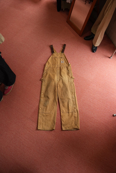 90s Carhartt duck doubleknee overall