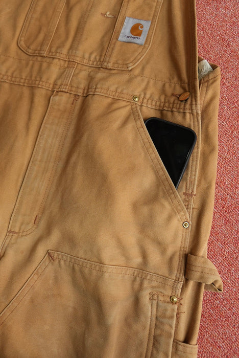 90s Carhartt duck doubleknee overall