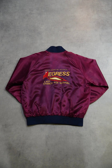 80s Super Stiches satin blouson