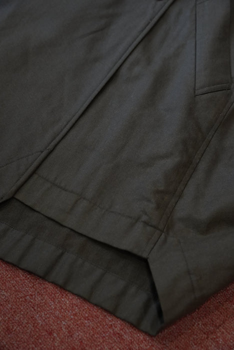 80s ISSEY MIYAKE oild cotton WIND COAT