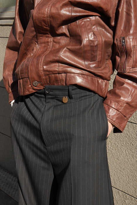 NAM HORN SLACKS BLK ST size2