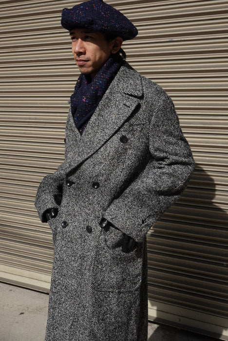 EMPORIO ARMANI virgin wool×alpaca coat