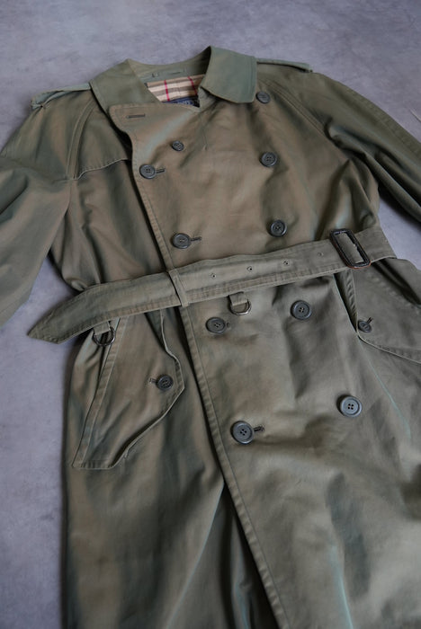 80s Burberrys’ 玉虫 trench coat