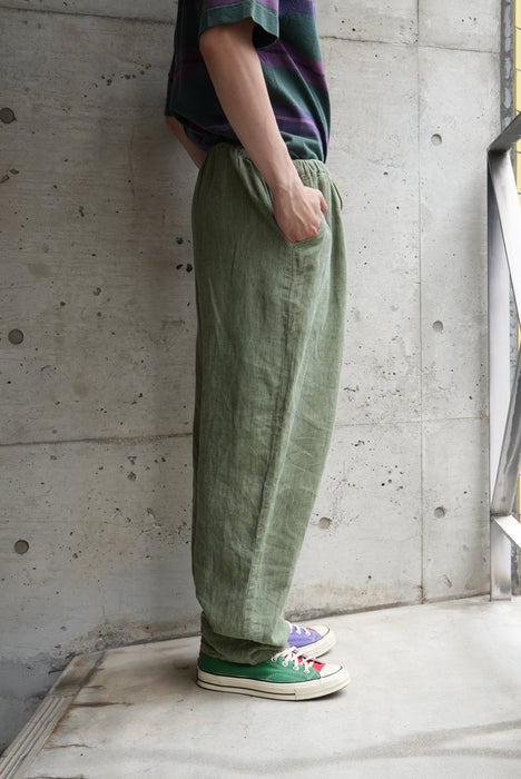 90s FLAX easy linen pants