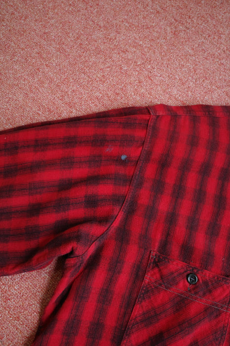 40s 5Brother printed flannel shirt