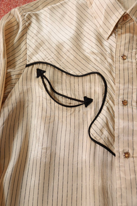 70s Unknown satin Western shirt