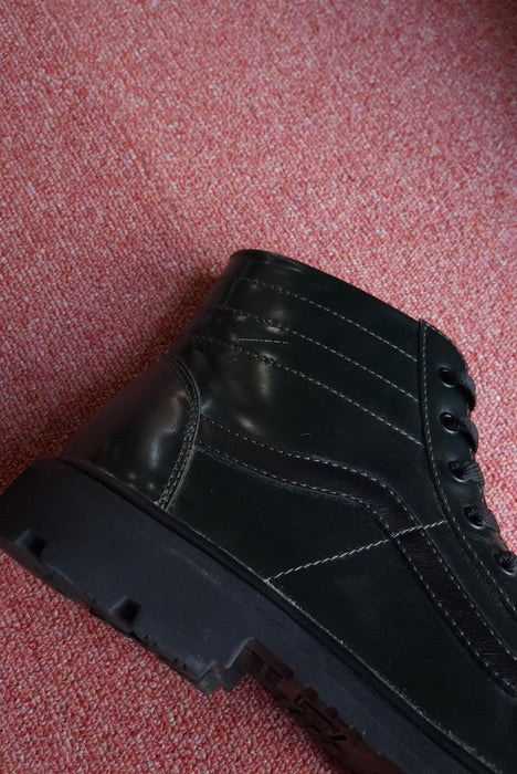 VANS glass leather SK8-HI "commando sole"