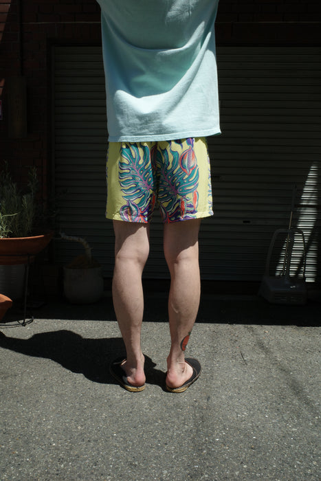 50s KAMEHAMEHA rayon beach shorts