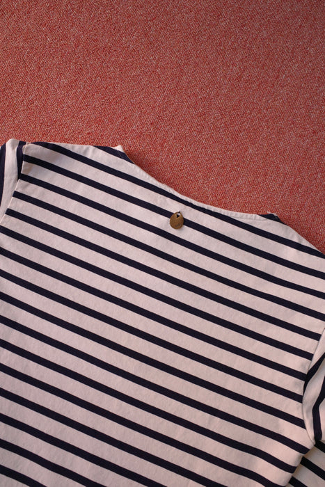 NAM Banana Basque Shirts WHITE/NAVY size1
