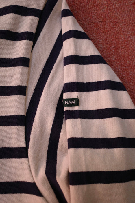 NAM Banana Basque Shirts WHITE/NAVY size1