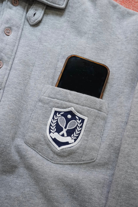 90s Ralph Lauren sweat polo shirt